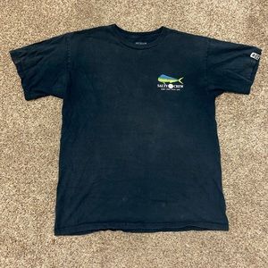 Blue graphic, salty crew, T-shirt, good condition size medium.